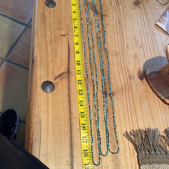 🌼✌️🌼 ‼️ BLUE SKY SEED BEED NECKLACES ‼️ - Picture 8 of 11